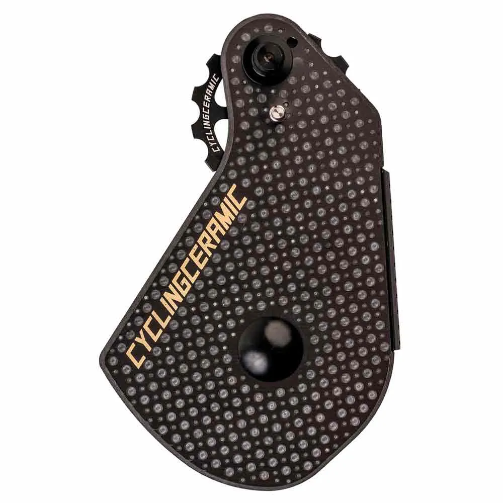 CYCLINGCERAMIC Aero Shimano Ultegra 8100-50/dura-ace 9200-50 12s Stützradsystem, Black, 14-19t