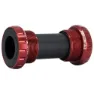 CYCLINGCERAMIC Bsa Shimano Hollowtech Ii 24mm Tretlager, Red, 68/73mm