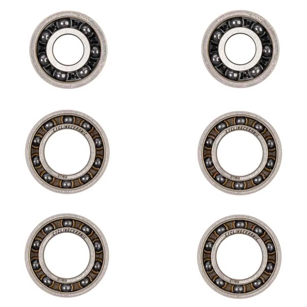 CYCLINGCERAMIC Dt Swiss 3 Radlagersatz, Silver / black, One Size CYCLINGCERAMIC Dt Swiss 3 Radlagersatz, Silver / black, One Size