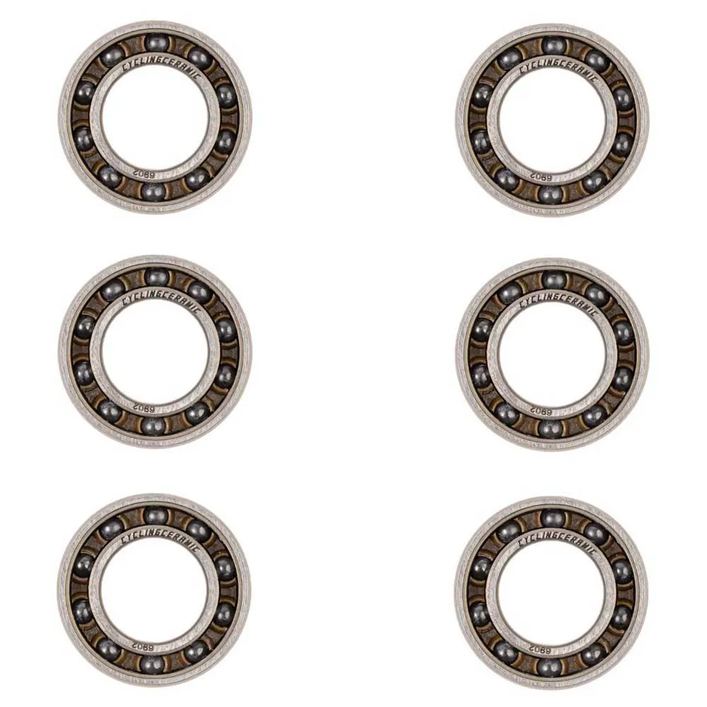 CYCLINGCERAMIC Dt Swiss 4 Radlagersatz, Silver / black, One Size CYCLINGCERAMIC Dt Swiss 4 Radlagersatz, Silver / black, One Size