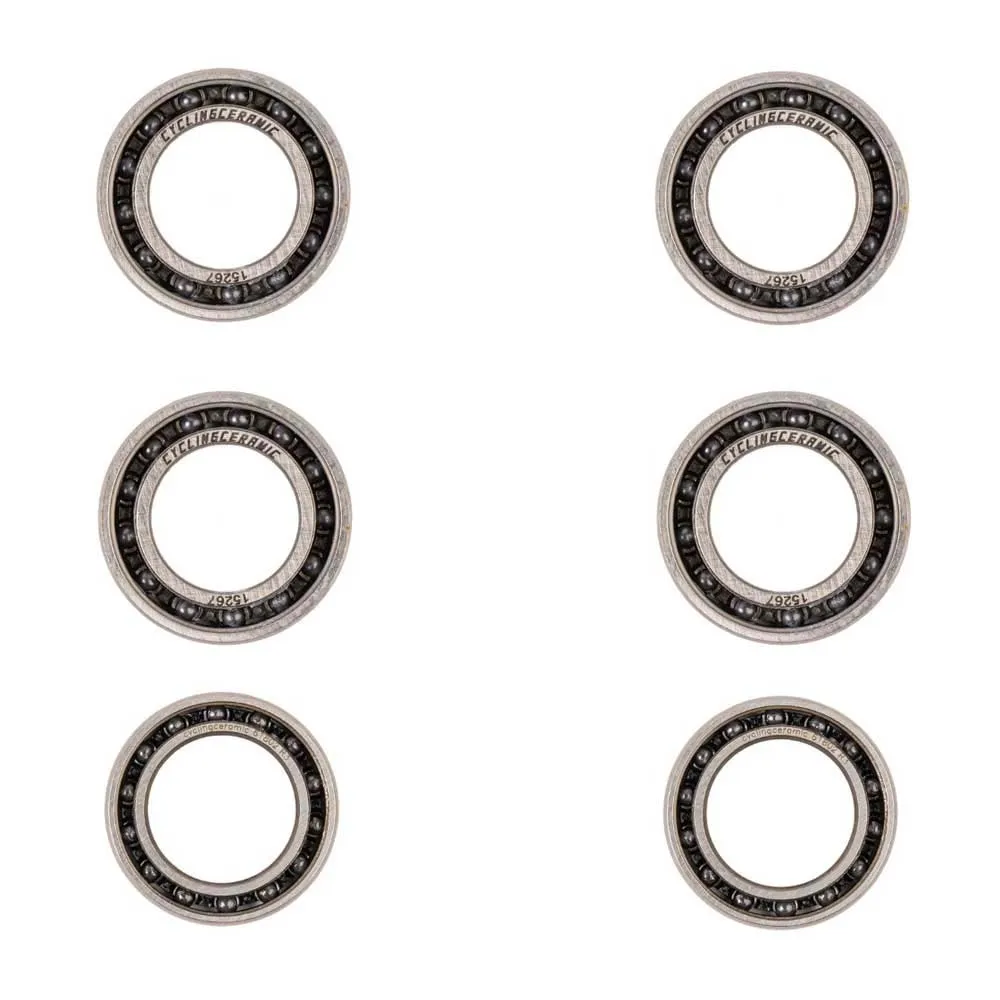 CYCLINGCERAMIC Dt Swiss 5 Radlagersatz, Silver / black, One Size CYCLINGCERAMIC Dt Swiss 5 Radlagersatz, Silver / black, One Size
