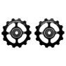 CYCLINGCERAMIC Sram Narrow 11s Fahrrad-schaltröllchensatz, Black, One Size