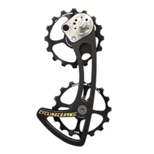 CYCLINGCERAMIC Sram Oversized Stützradsystem, Black, One Size