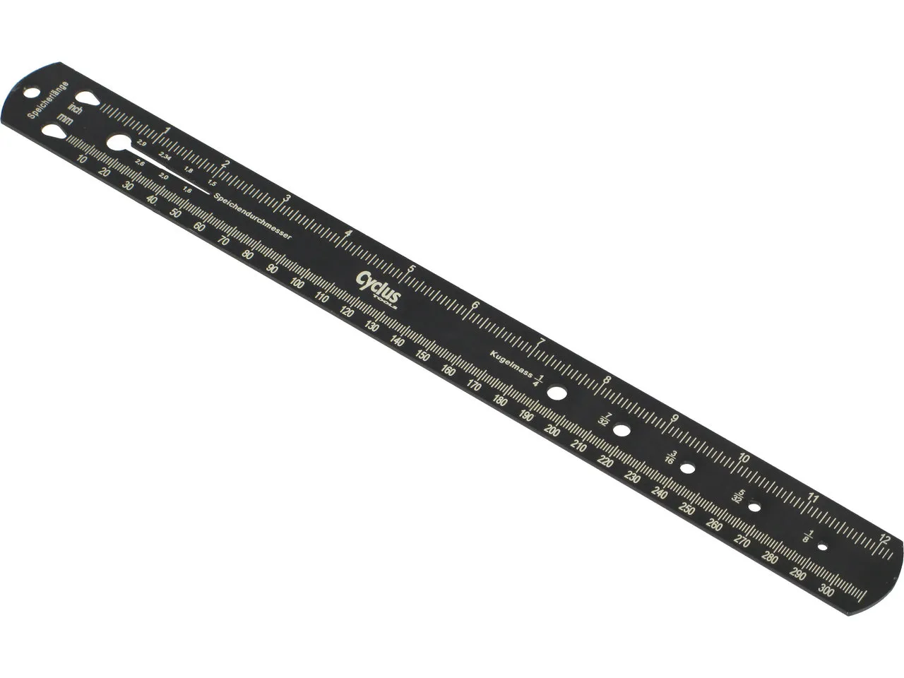 Cyclus Tools Speichenmesswerkzeug, Schwarz, one_size Cyclus Tools Speichenmesswerkzeug, Schwarz, one_size