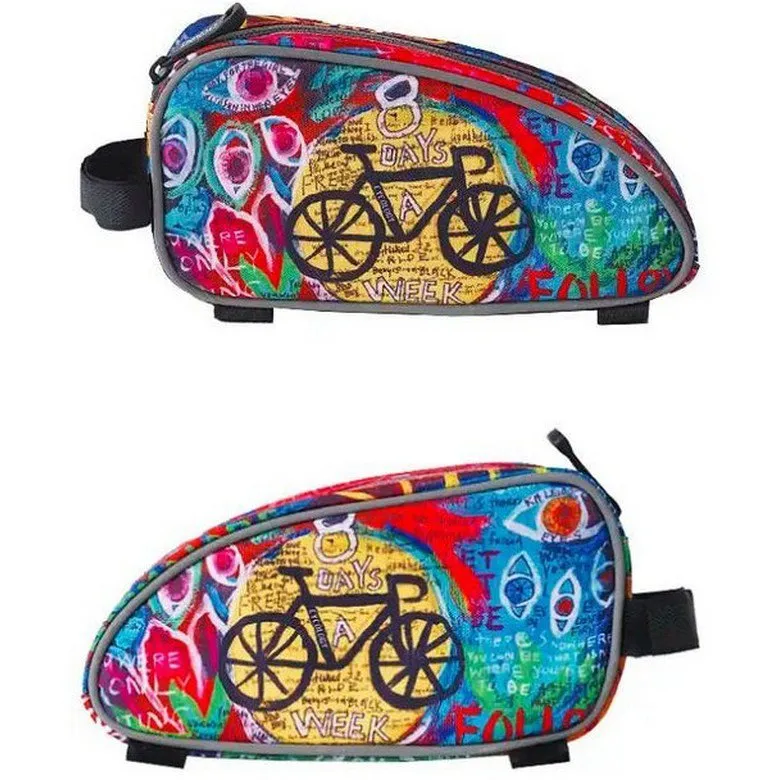 Cycology 8 Days 0.65l Oberrohrtasche, Multicolor, One Size Cycology 8 Days 0.65l Oberrohrtasche, Multicolor, One Size