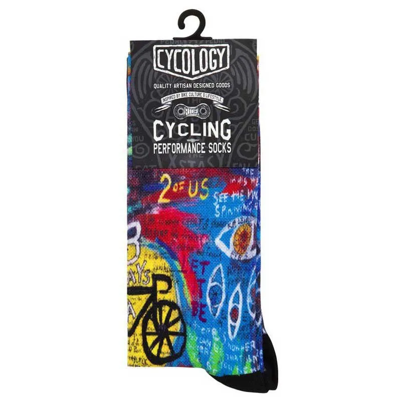 Cycology 8 Days Socken, Blue / pink Cycology 8 Days Socken, Blue / pink