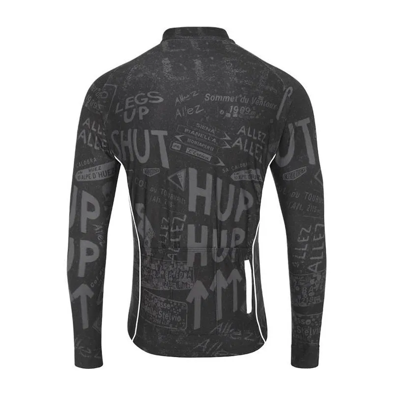 Cycology Allez Allez Langarm-trikot, Black, S Cycology Allez Allez Langarm-trikot, Black, S