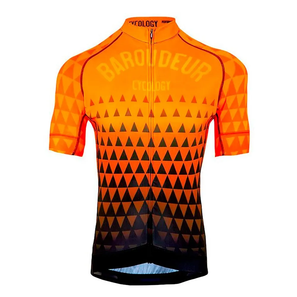 Cycology Baroudeur Kurzarm-radtrikot, Orange, S Cycology Baroudeur Kurzarm-radtrikot, Orange, S