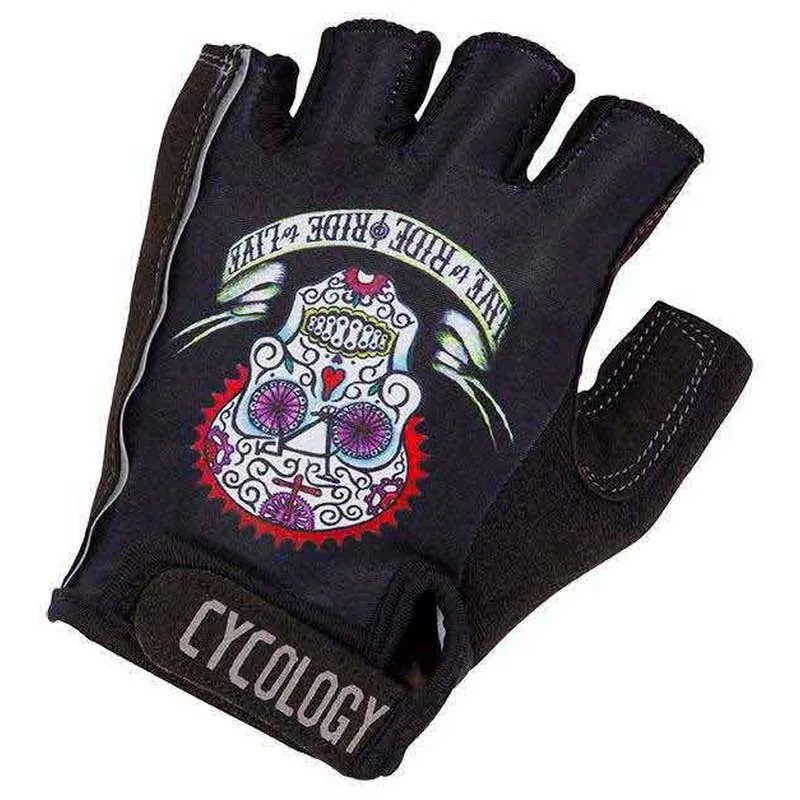 Cycology Day Of The Living Kurze Handschuhe