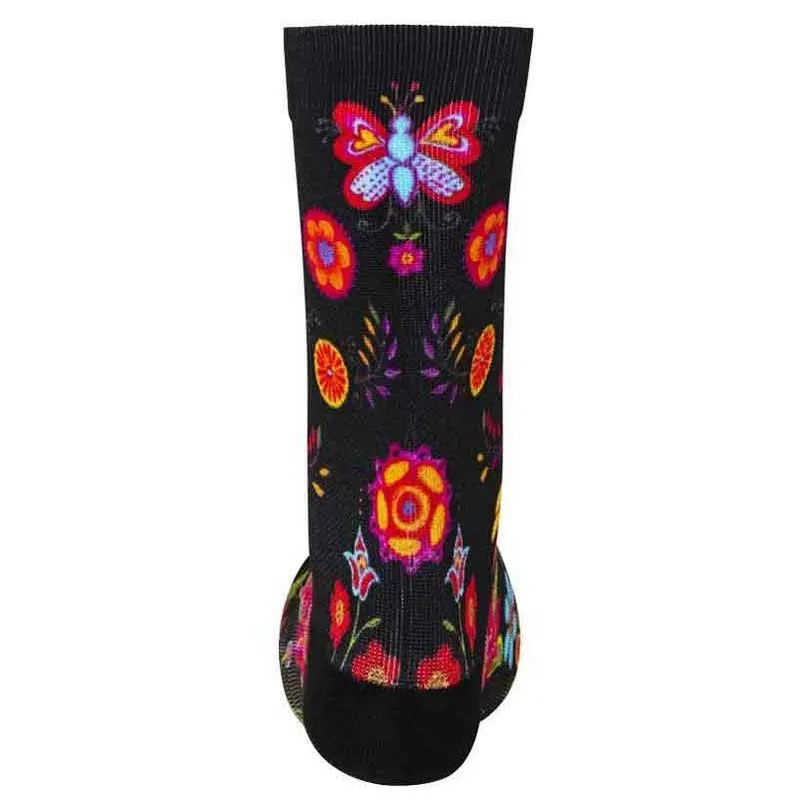 Cycology Frida Socken, Black floral Cycology Frida Socken, Black floral