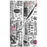 Cycology Graffiti Lenkerband, Multicolor white, One Size