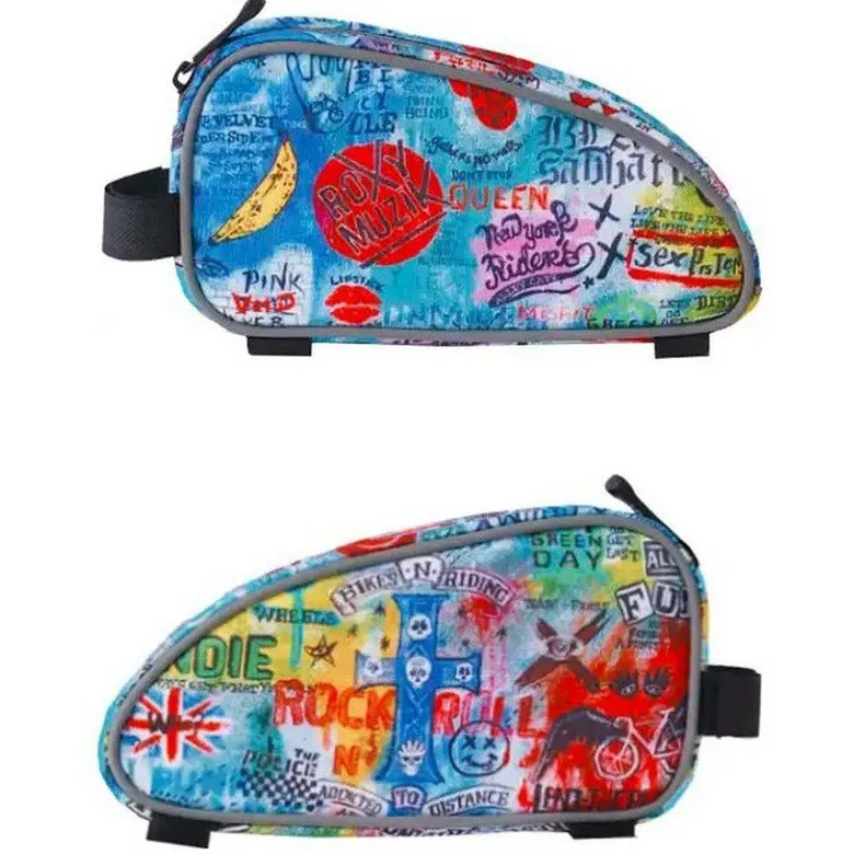 Cycology Rock N Roll 0.65l Oberrohrtasche, Multicolor, One Size Cycology Rock N Roll 0.65l Oberrohrtasche, Multicolor, One Size