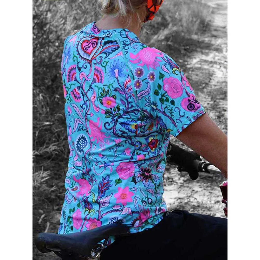 Cycology Secret Garden Kurzarm Enduro Trikot Cycology Secret Garden Kurzarm Enduro Trikot