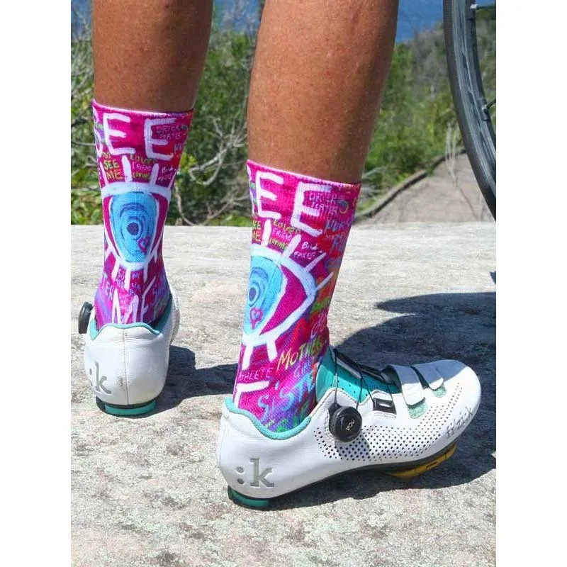 Cycology See Me Socken, Pink Cycology See Me Socken, Pink