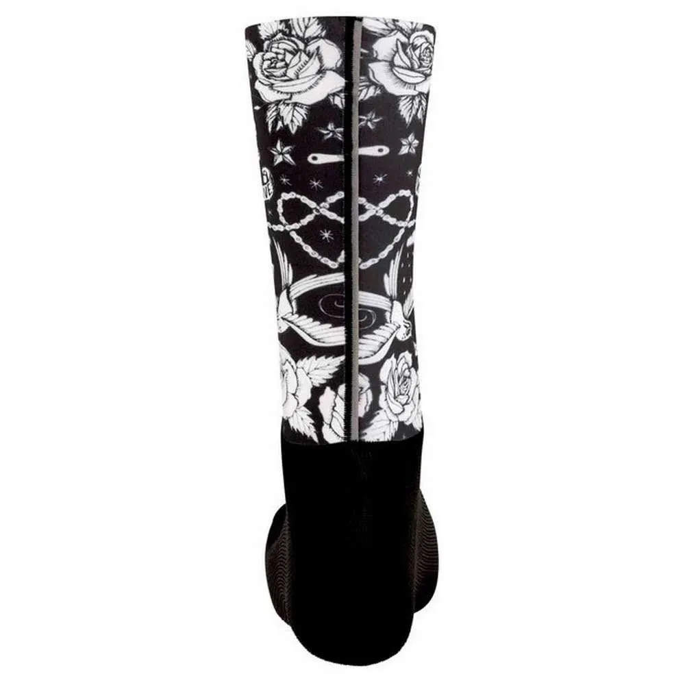 Cycology Velo Tattoo Aero Lange Socken, Multicolor Cycology Velo Tattoo Aero Lange Socken, Multicolor