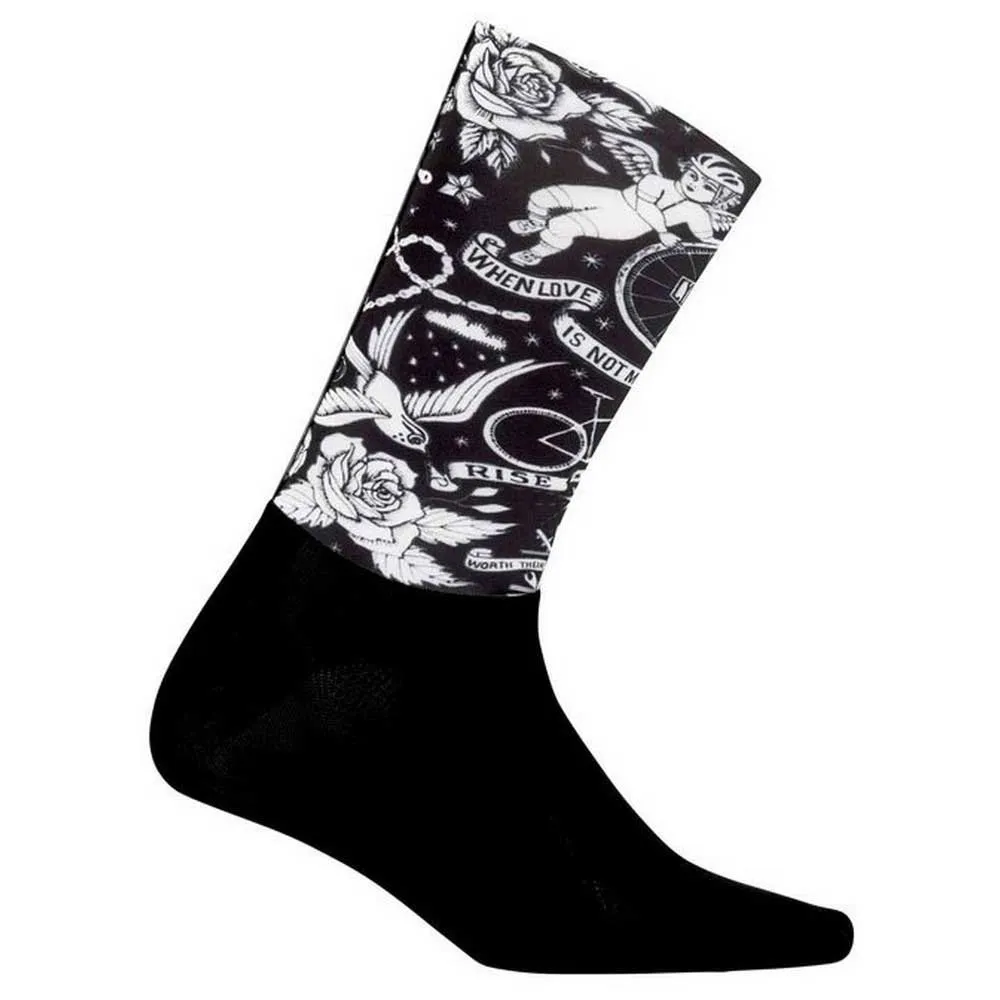 Cycology Velo Tattoo Aero Lange Socken, Multicolor Cycology Velo Tattoo Aero Lange Socken, Multicolor