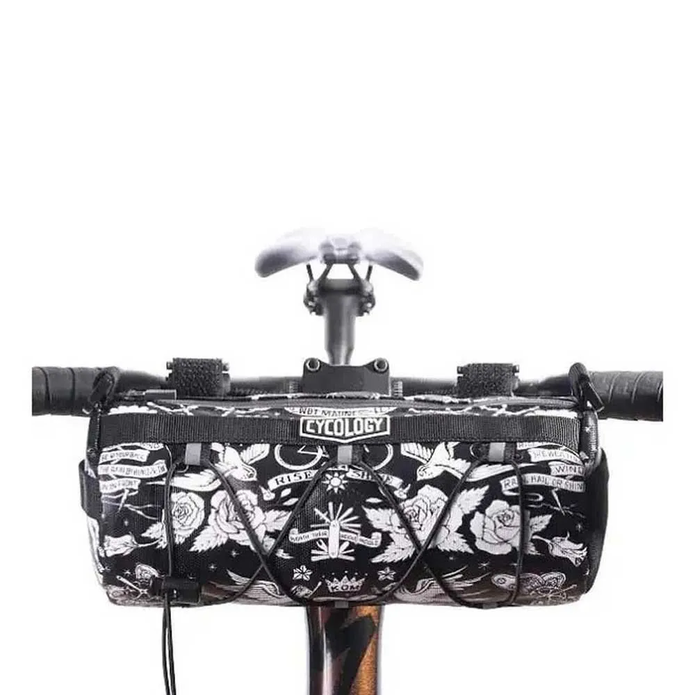 Cycology Velo Tattoo Lenkertasche 2.4l, Black / white, One Size Cycology Velo Tattoo Lenkertasche 2.4l, Black / white, One Size