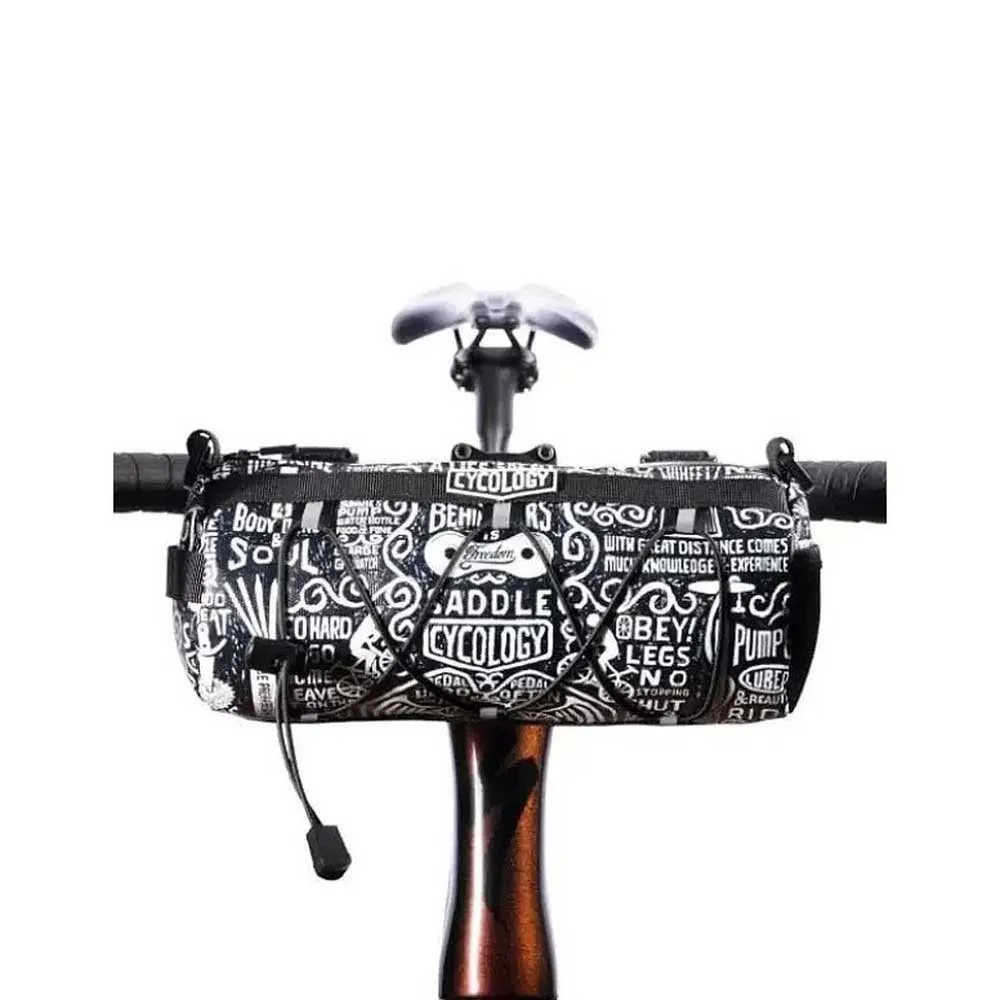 Cycology Wisdom Lenkertasche 2.4l, Black / white, One Size Cycology Wisdom Lenkertasche 2.4l, Black / white, One Size