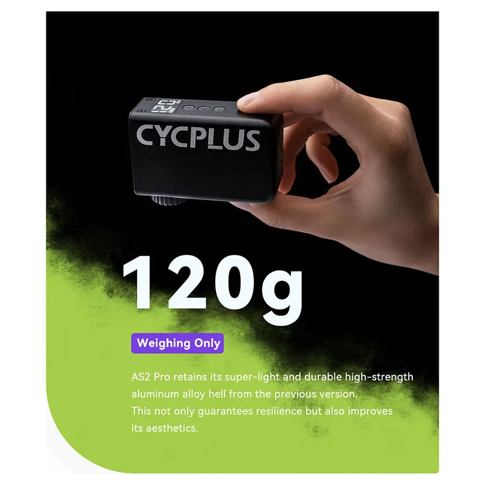 Cycplus As2 Pro Kompressor Refurbished, Black, 120psi