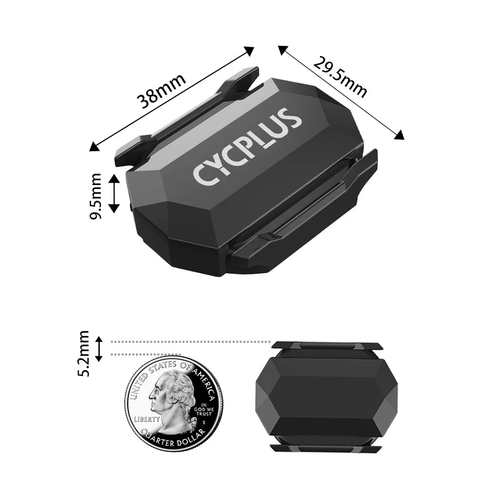 Cycplus C3 Trittfrequenzsensor, Black Cycplus C3 Trittfrequenzsensor, Black