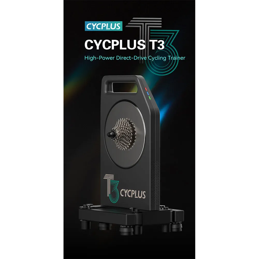 Cycplus T3 Turbotrainer, Black, One Size Cycplus T3 Turbotrainer, Black, One Size