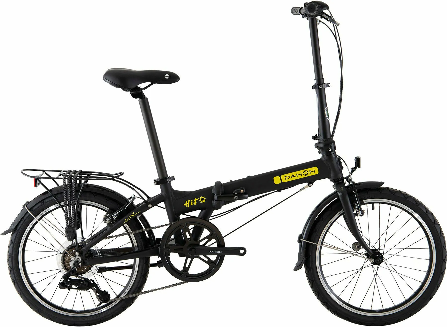 Dahon Hit schwarz matt 2024 20" Faltrahmen, Hersteller-schwarz matt, U Dahon Hit schwarz matt 2024 20" Faltrahmen, Hersteller-schwarz matt, U