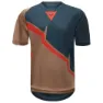 Brown / blue / red