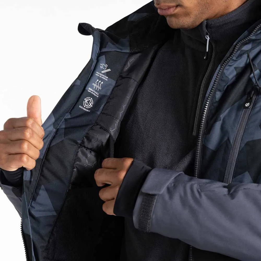 Dare 2b Baseplate Jacke, Ebony / black geo Dare 2b Baseplate Jacke, Ebony / black geo