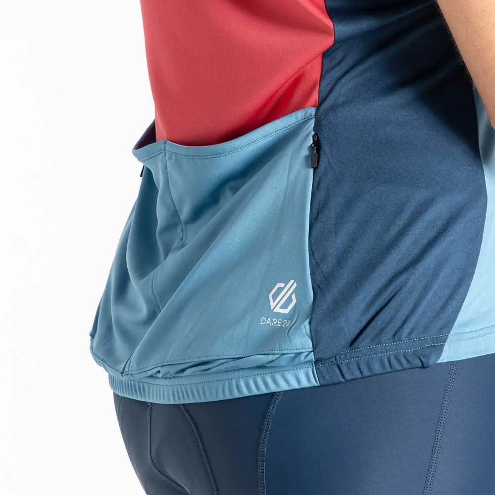 Dare 2b Compassion Iii Kurzarm-radtrikot, Sorbet pink / niagara blue, 10 Dare 2b Compassion Iii Kurzarm-radtrikot, Sorbet pink / niagara blue, 10