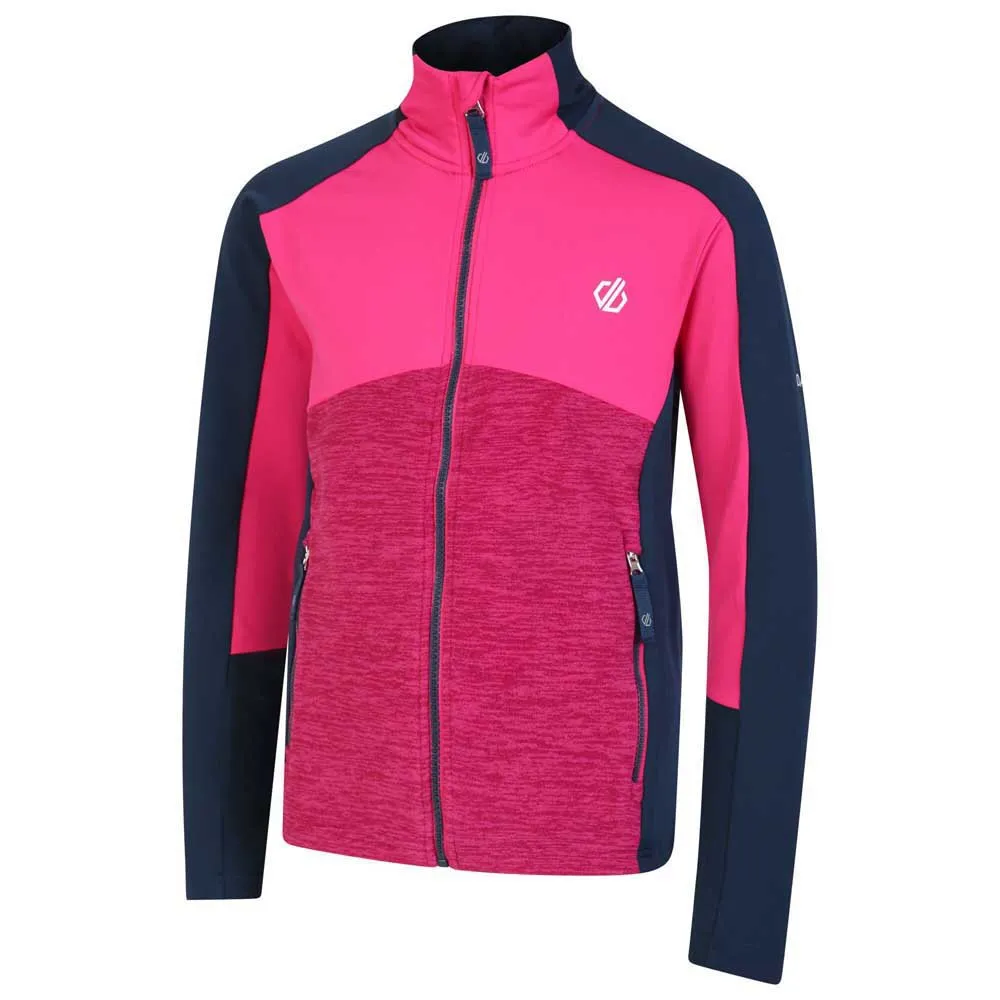 Dare 2b Exception Core Stretch Pullover, Pure pink / mnltd, 13Y Dare 2b Exception Core Stretch Pullover, Pure pink / mnltd, 13Y