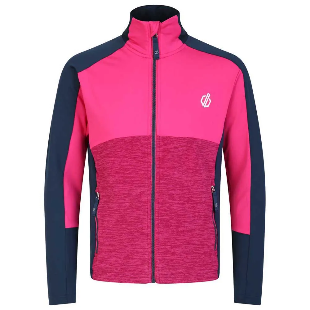 Dare 2b Exception Core Stretch Pullover, Pure pink / mnltd, 13Y Dare 2b Exception Core Stretch Pullover, Pure pink / mnltd, 13Y