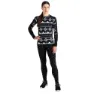Black fairisle print
