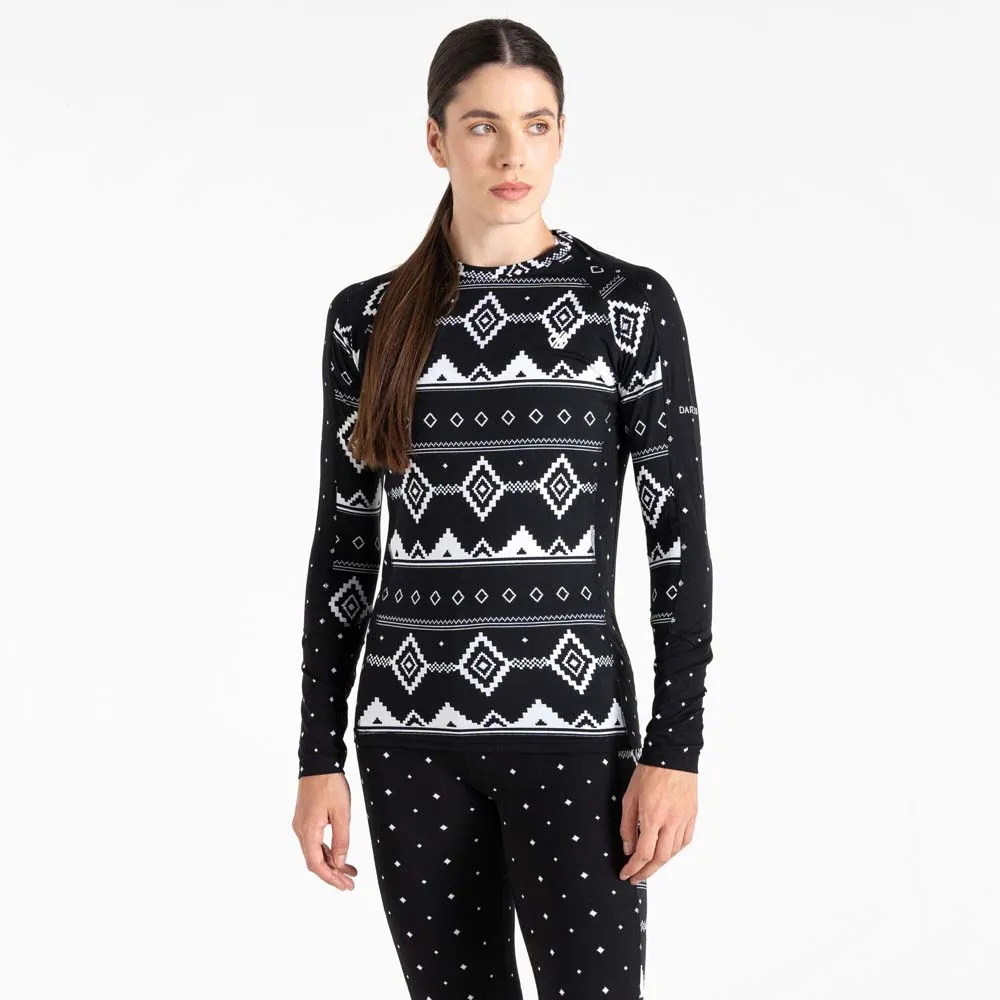 Dare 2b Exchange Iiii Funktionsunterwäsche-set Refurbished, Black fairisle print