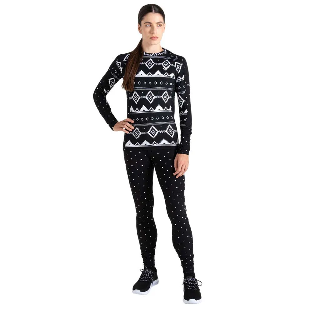 Dare 2b Exchange Iiii Funktionsunterwäsche-set Refurbished, Black fairisle print