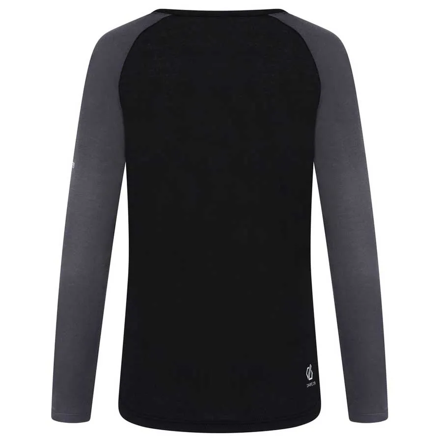 Dare 2b Exchange Langarm-baselayer, Black / ebony