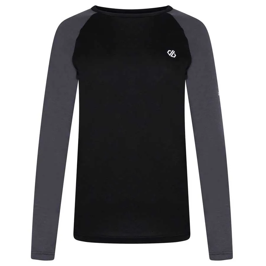 Dare 2b Exchange Langarm-baselayer, Black / ebony