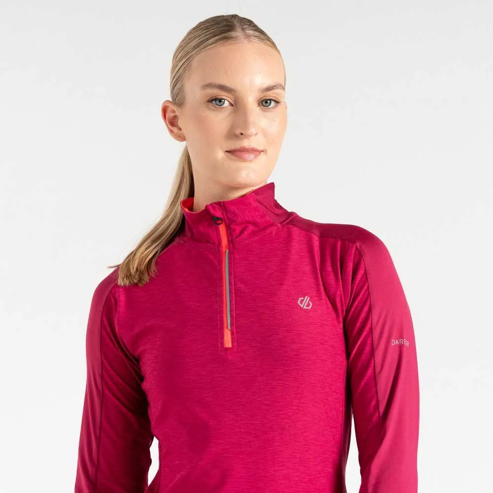 Dare 2b Gravitate Langarm-trikot, Berry pink marl, 20