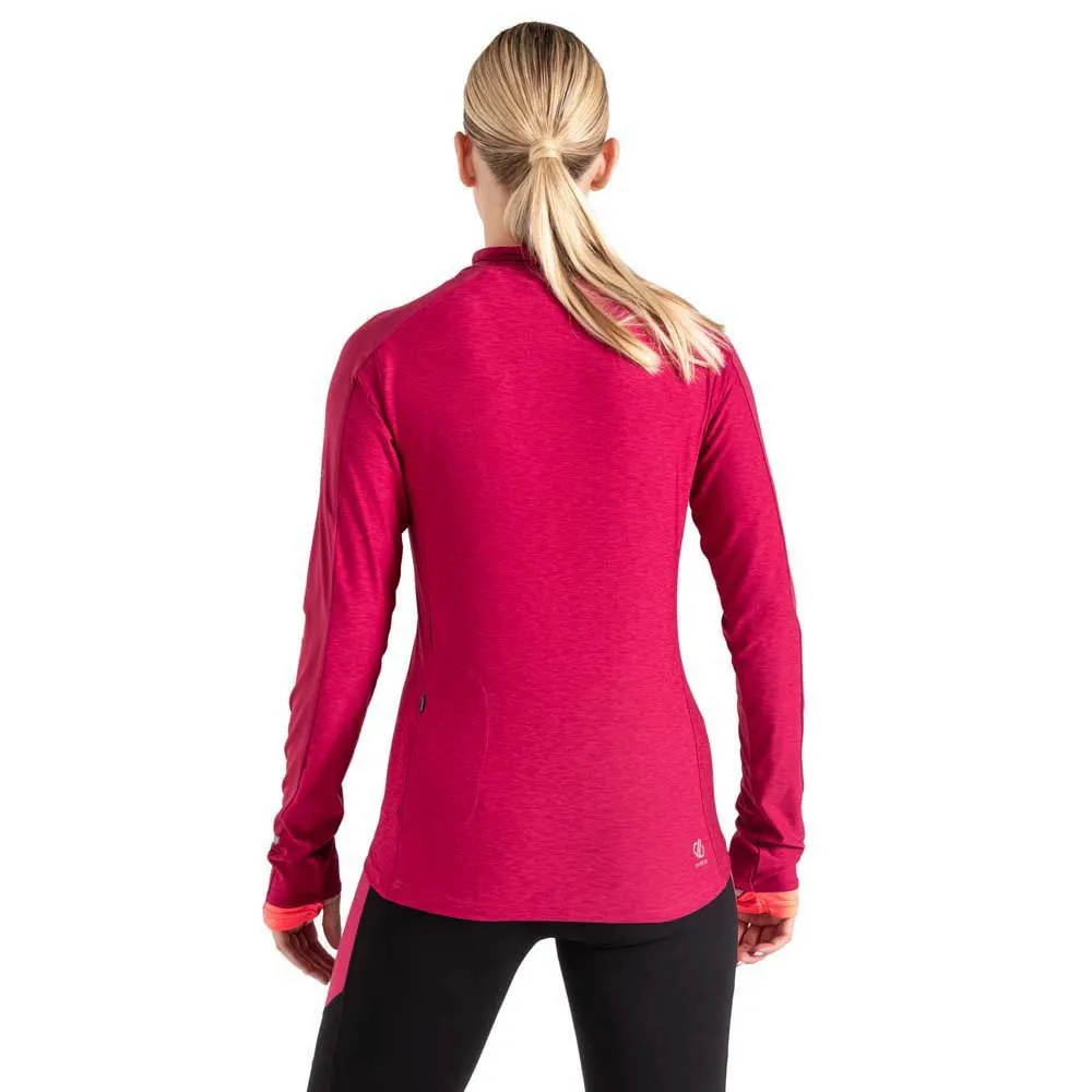 Dare 2b Gravitate Langarm-trikot, Berry pink marl, 20