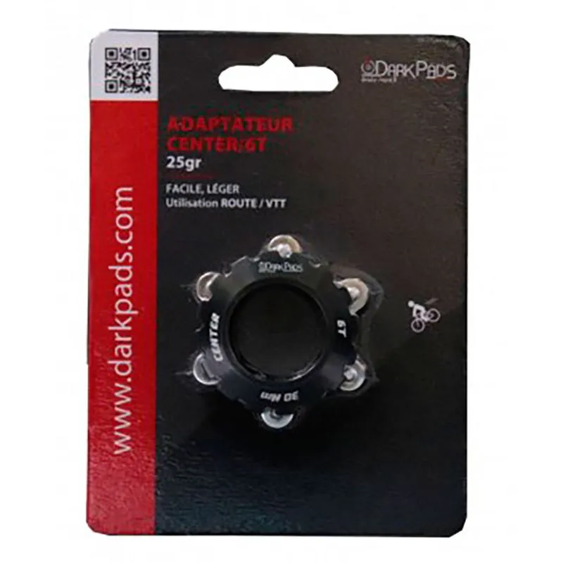 Darkpads Center Lock Bremsscheibenadapter Für Fahrrad, Black, One Size Darkpads Center Lock Bremsscheibenadapter Für Fahrrad, Black, One Size
