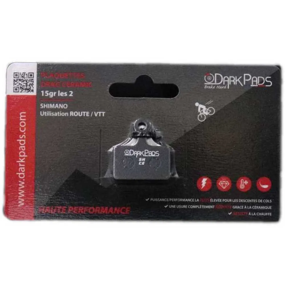 Darkpads Ceramic Shimano Scheibenbremsbeläge, Black, One Size Darkpads Ceramic Shimano Scheibenbremsbeläge, Black, One Size