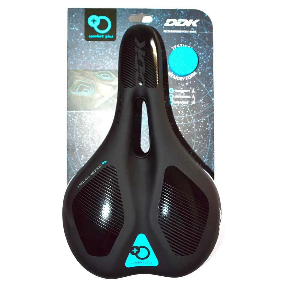 DDK Comfort+ Trekking/e-bikes Sattel, Black, 172mm DDK Comfort+ Trekking/e-bikes Sattel, Black, 172mm