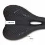 DDK Ergonomic Flow Sattel, Black, 150mm