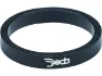 Deda Headset Metal Spacer für 1 1/8", Schwarz-matt, 3mm