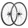 Deda Sl30 Carbon Disc Tubular Rennrad Laufradsatz, Black, 12 x 100/12 x 142mm, Shimano/Sram HG