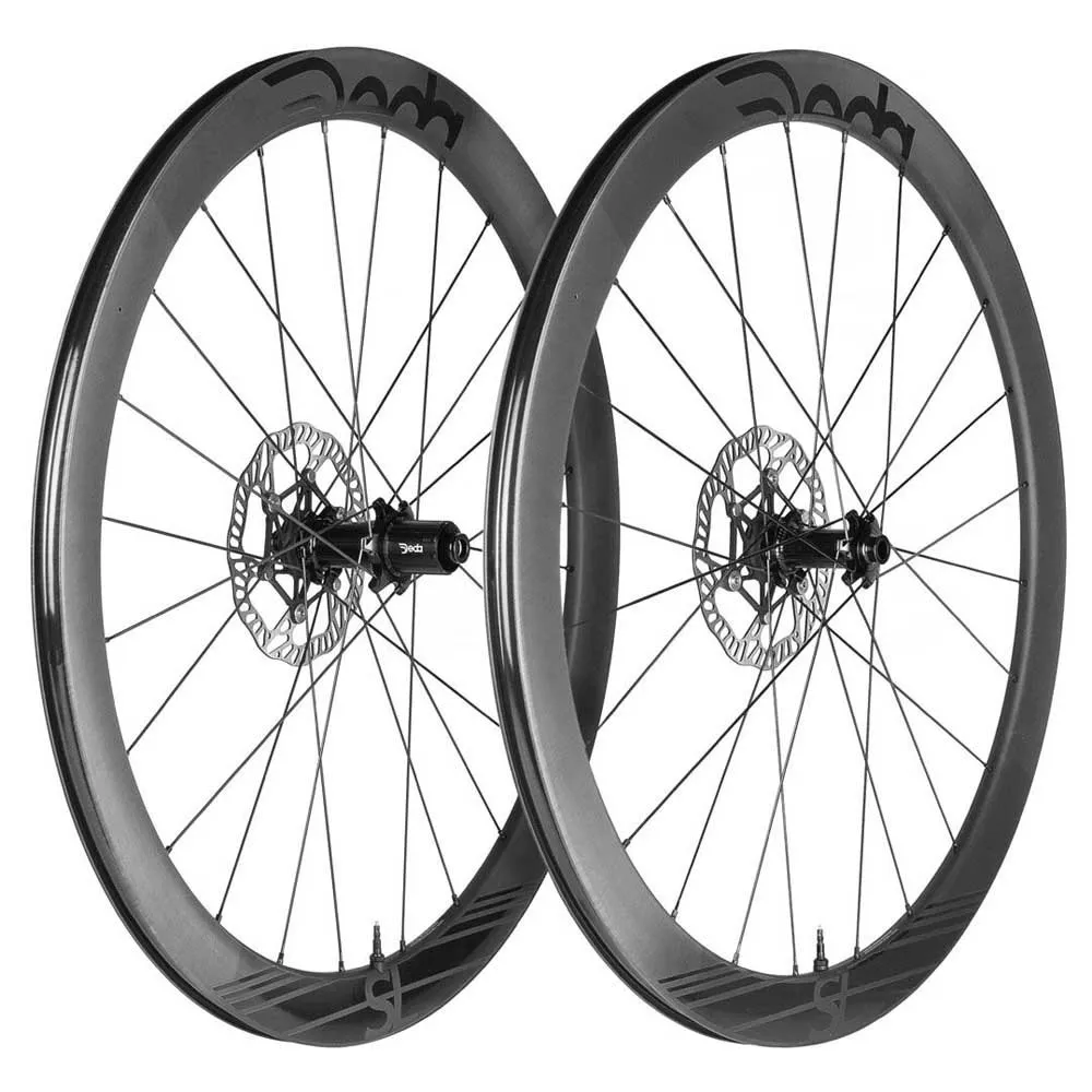 Deda Sl4 Db Carbon Tubeless Rennrad Laufradsatz Deda Sl4 Db Carbon Tubeless Rennrad Laufradsatz