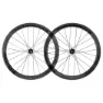 Deda Sl45db Rennrad Laufradsatz, Black, 12 x 100mm / 12 x 142mm, Shimano/Sram HG
