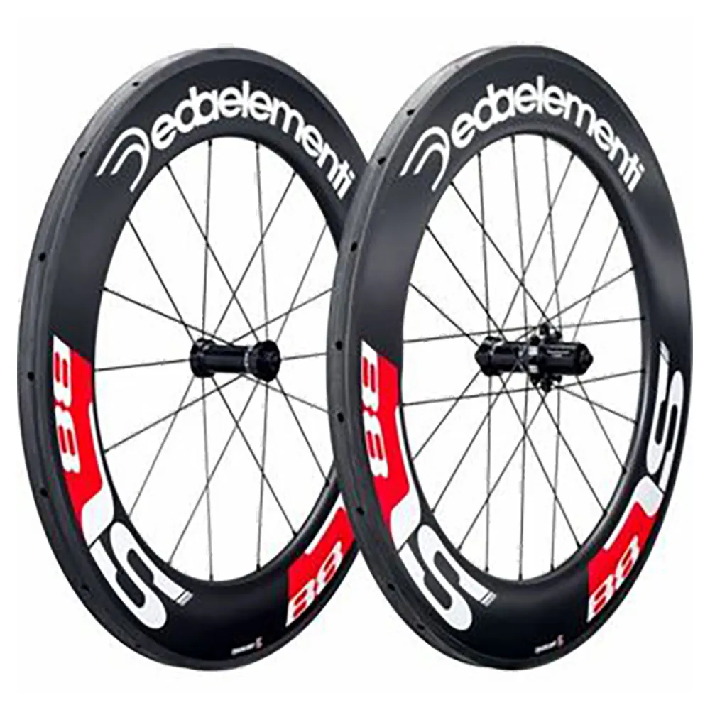 Deda Sl88 Carbon Disc Tubular Rennrad Laufradsatz, Black / white, 12 x 100/12 x 142mm, Campagnolo Deda Sl88 Carbon Disc Tubular Rennrad Laufradsatz, Black / white, 12 x 100/12 x 142mm, Campagnolo