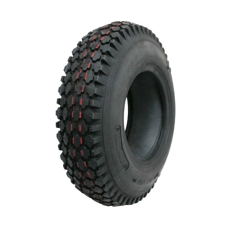 Deli Tire Fahrradreifen für Karren und Schubkarren Deli 4.10-3.50-6 Tt 4Pr) Unisex, schwarz, TU