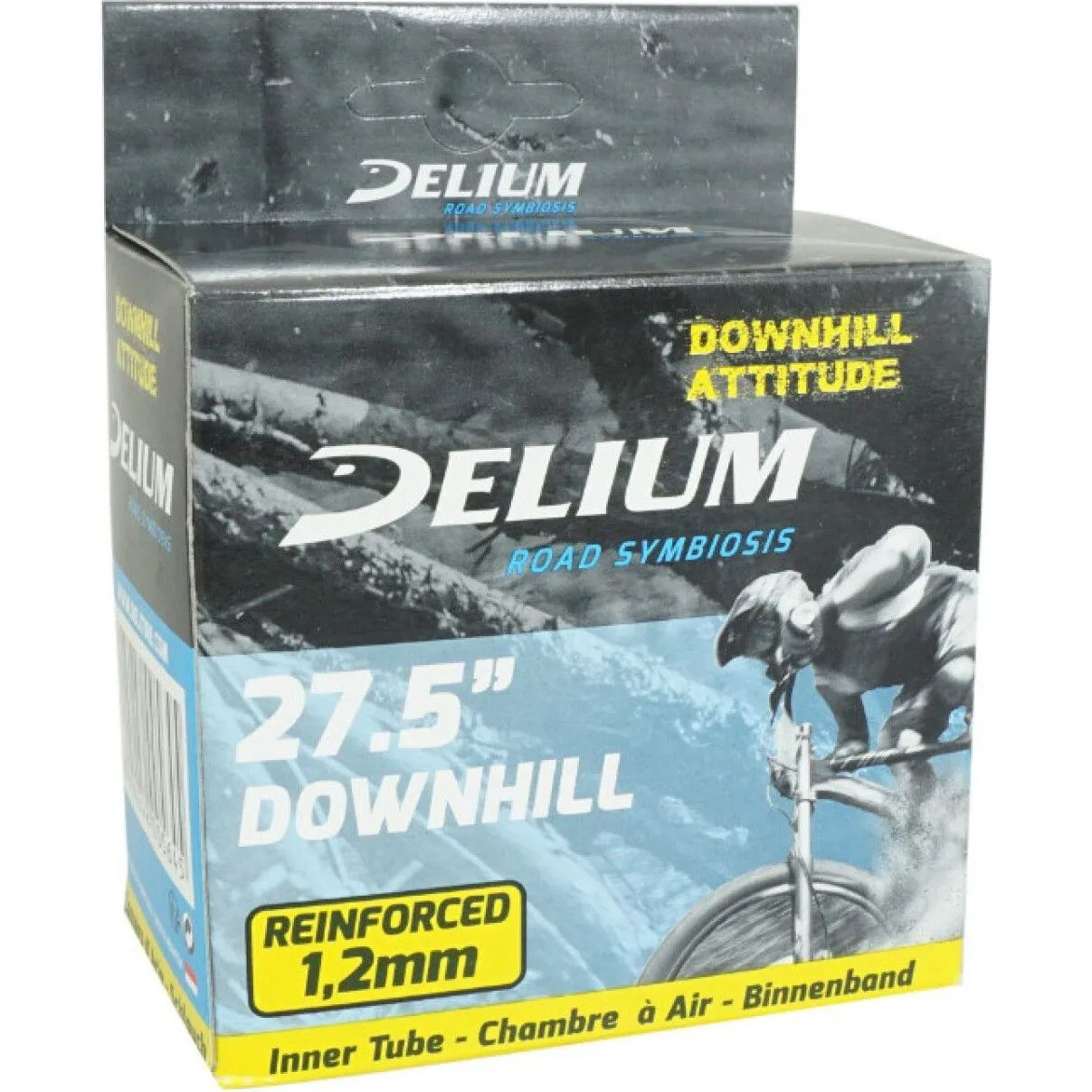 Deli Tire Fahrradschlauch Presta-Ventil Deli 27.5 x 2.20-2.50 Unisex, schwarz, TU