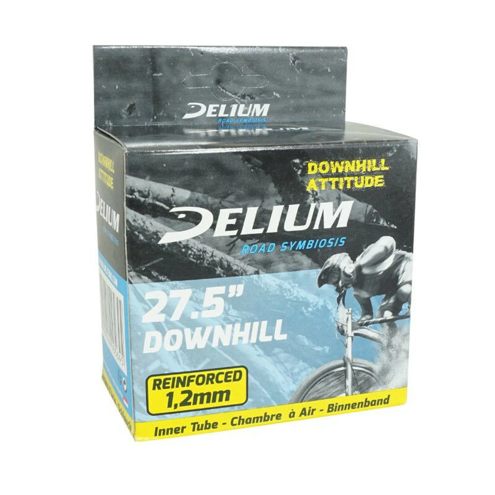 Deli Tire Fahrradschlauch Schraderventil Deli 27.5 x 2.20-2.50 Unisex, schwarz, TU